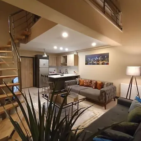Sehir Merkezinde Loft Residence, Havalimanina Metro Ile 25 Dakikada Aktarmasiz Ulasim Apartment Istanbul